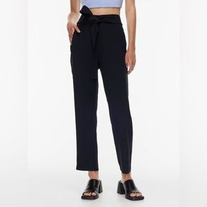 Aritzia Wilfred Jallade Tie Front Trousers